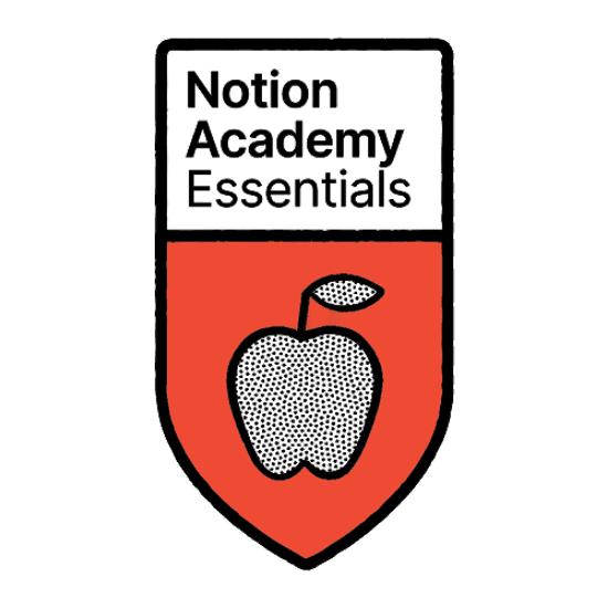 Notion Essentials Badge