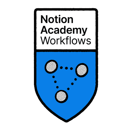 Notion Workflows Badge